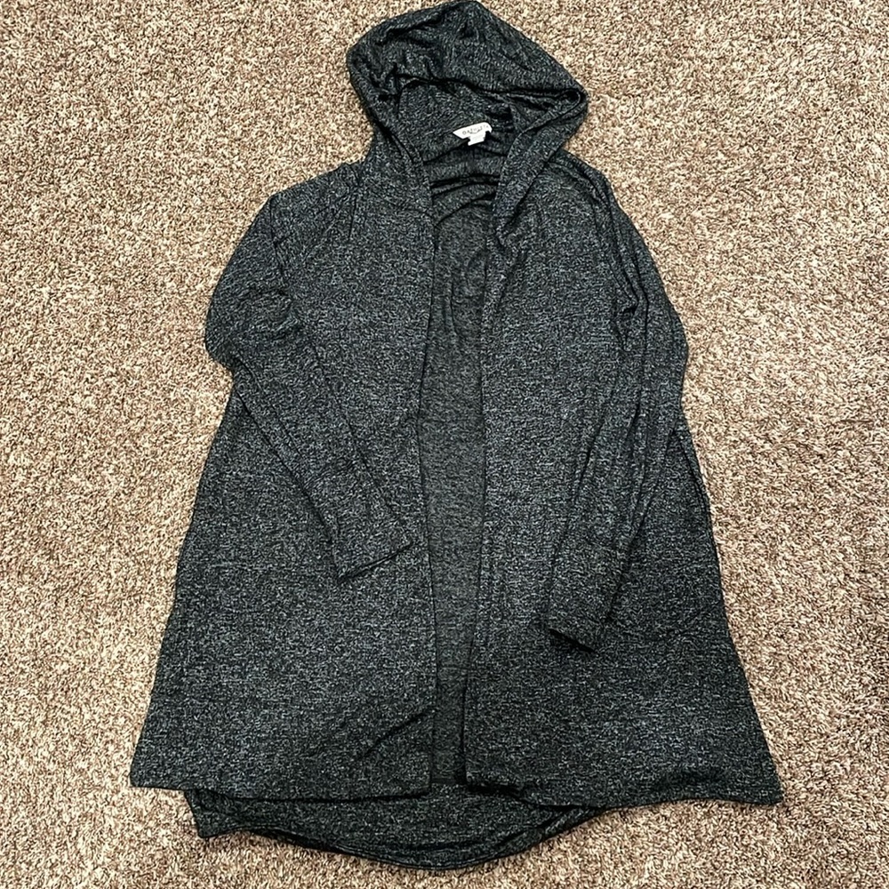 Athleta Harmony Wrap 2.0 Jacket Charcoal Grey EUC Size S